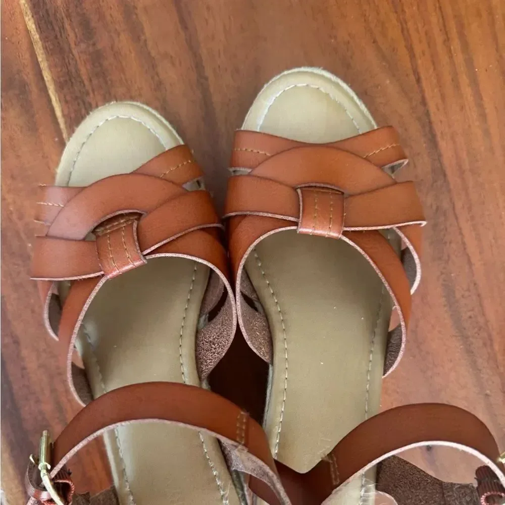 Lane Bryant Espadrilles Jute Wedge sz 10W